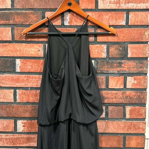 Tibi Halter Crisscross Silk Maxi Dress - Picture 6 of 14